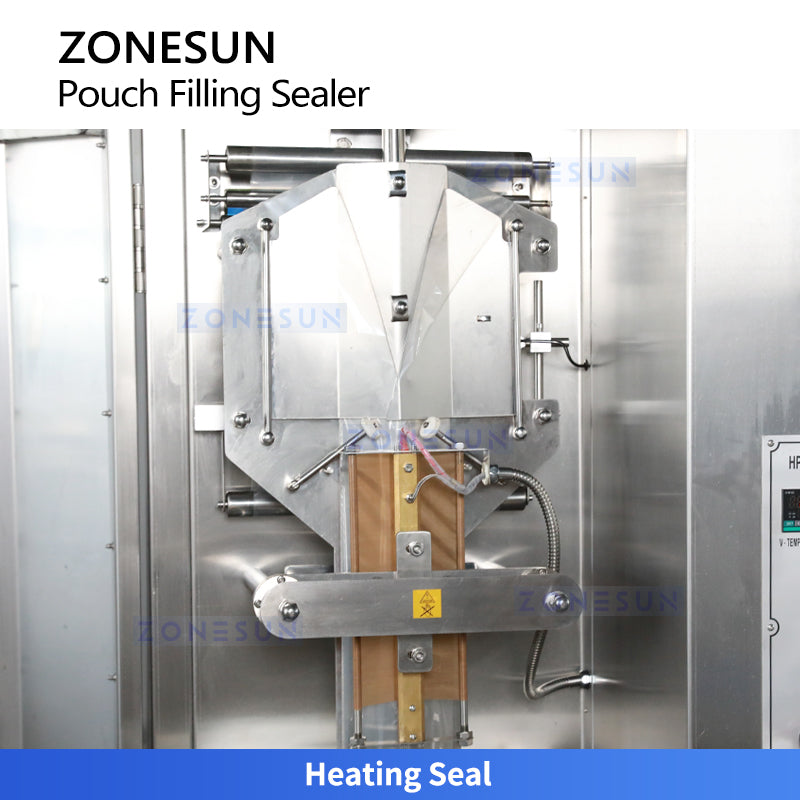 ZONESUN ZS-GJH2 Dual Head Liquid Pouch Liquid Filling Sealing Machine  ZONESUNPRO