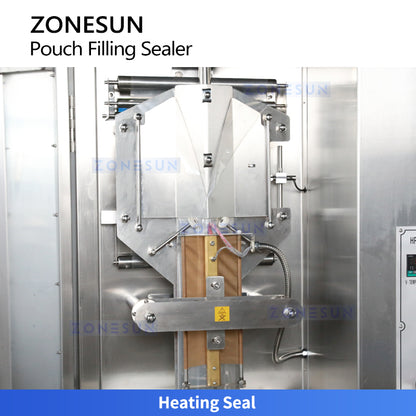 ZONESUN ZS-GJH2 Dual Head Liquid Pouch Liquid Filling Sealing Machine  ZONESUNPRO