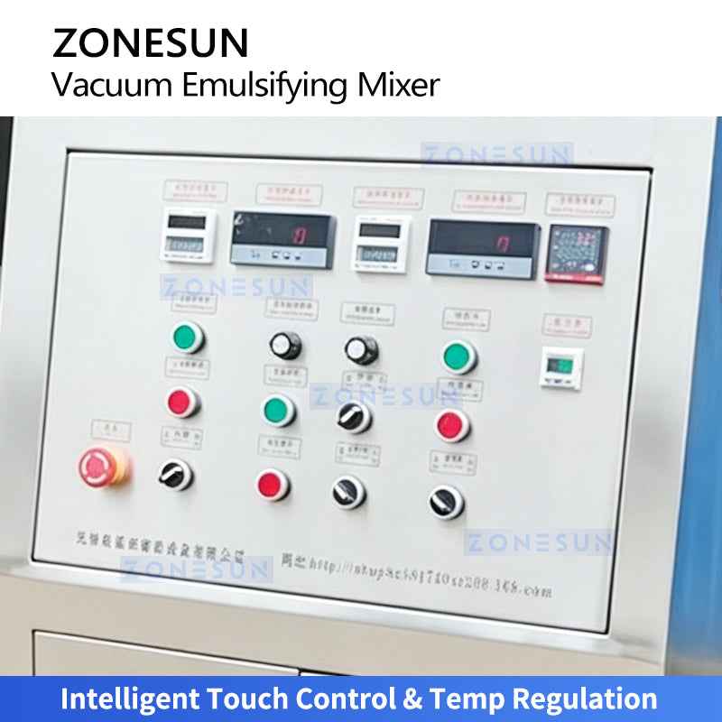 ZONESUN ZS-MX360 Cosmetic Vacuum Emulsifying Mixing Machine