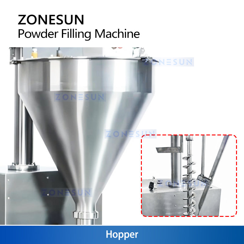 ZONESUN ZS-FM2000 200-2000g Automatic Powder Filling Machine