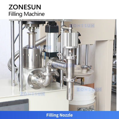 ZONESUN ZS-VGPJ1 Pneumatic Hydraulic Press Thick Paste Filling Machine
