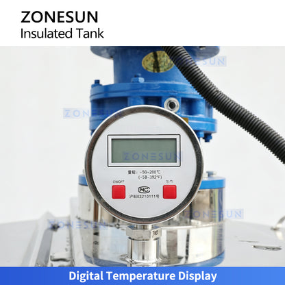 ZONESUN ZS-MB200LH Stainless Steel Liquid & Paste Premixing and Heating Tank