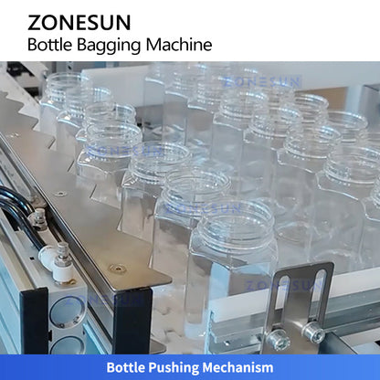 ZONESUN ZS-SPL20 Automatic Plastic Bottle Bagging Machine Plastic Container Packaging Machine