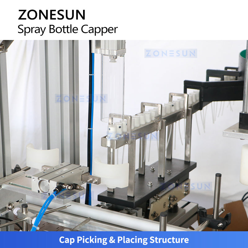 ZONESUN ZS-XG1870S Automatic Spray Bottle Capping Machine for Hydrating spray, Hair Oil