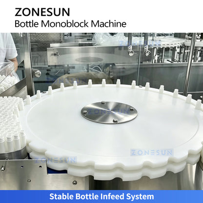 ZONESUN ZS-KGFX32 High-Speed Air Washing Filling and Capping Machine for 30 ml PP Bottles