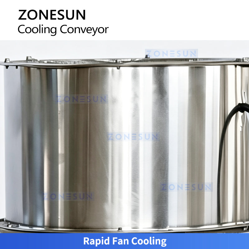 ZONESUN ZS-CT5 Automatic Mesh Belt Cooling Conveyor for Industrial Food Production