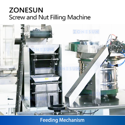 ZONESUN ZS-LSM15 Nut and Bolt Packing Machine Screw Granule Filling Machine