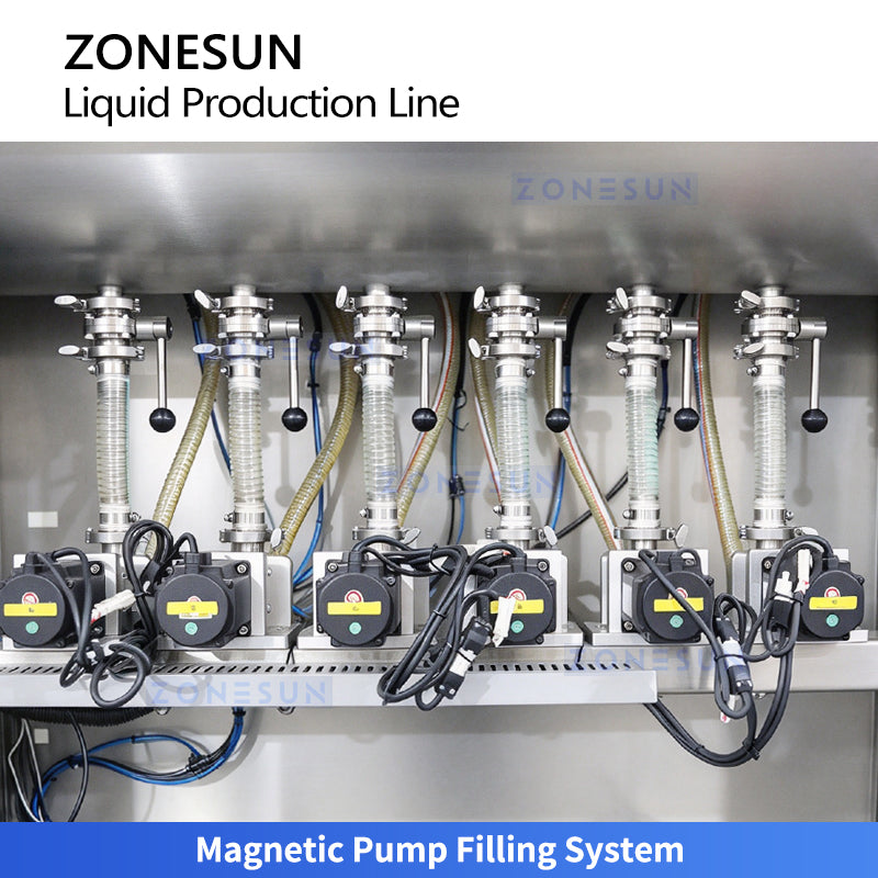 ZONESUN ZS-FAL180G11 Automatic Beverage Filling Capping Labeling Line