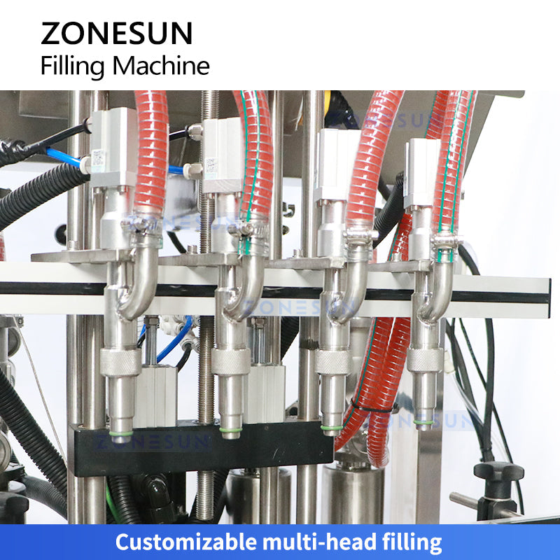 ZONESUN ZS-YT4T-4PH Sauce Honey Peanut Butter Piston Filling Equipment  ZONESUNPRO