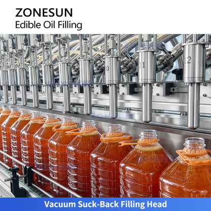 ZONESUN ZS-MPO12 Automatic Multi-Head Edible Oil Bottle Filling Machine