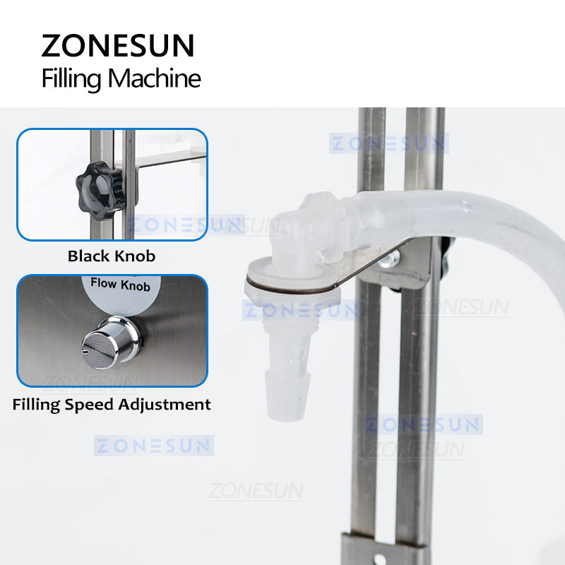 ZONESUN ZS-M1080S Diaphragm Pump Liquid Filling Machine