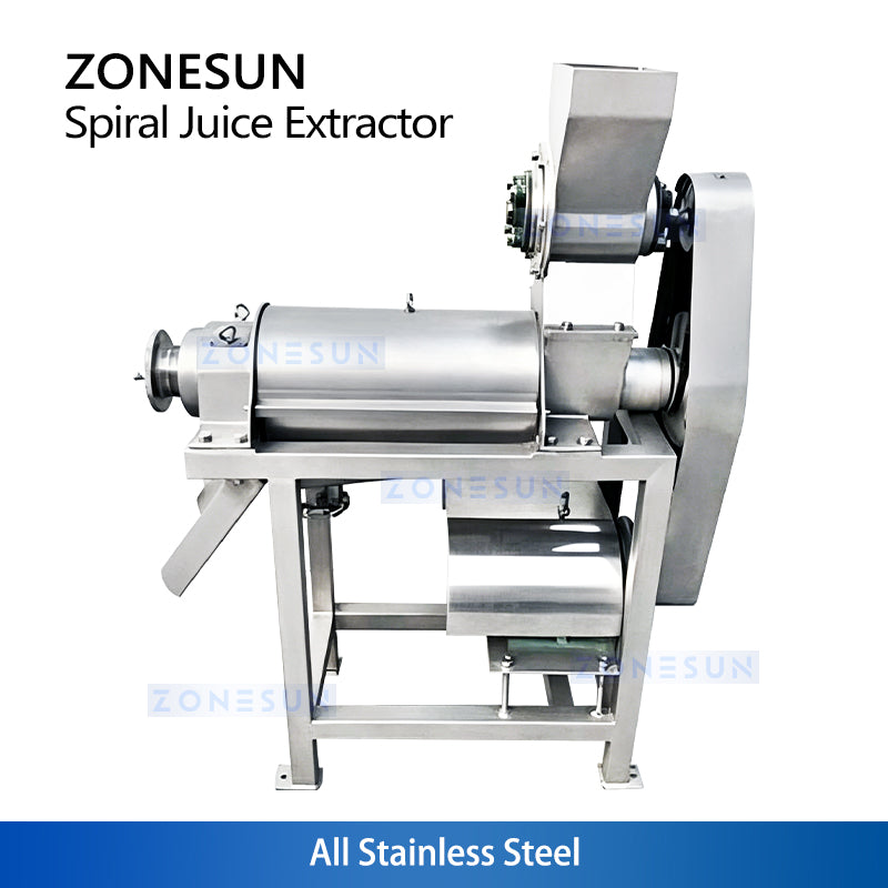ZONESUN ZS-ZJ01 Continuous Fruit and Vegetable Juice Extractor Spiral Auger Press Machine Industrial Juicer