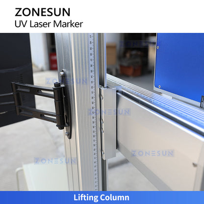 ZONESUN ZS-UVC2 355nm UV Laser Marking Machine 3W 5W with CCD Vision System Cold Light Laser Engraver for Plastic Glass Electronics