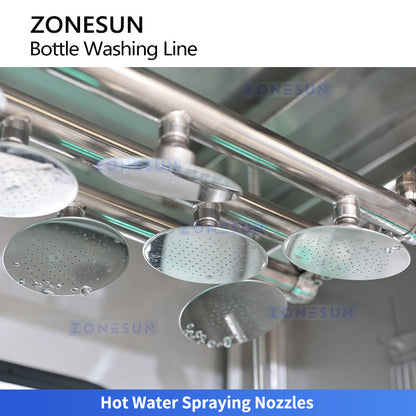 ZONESUN ZS-WBL3000 Automatic Bottle Washing & Drying Line
