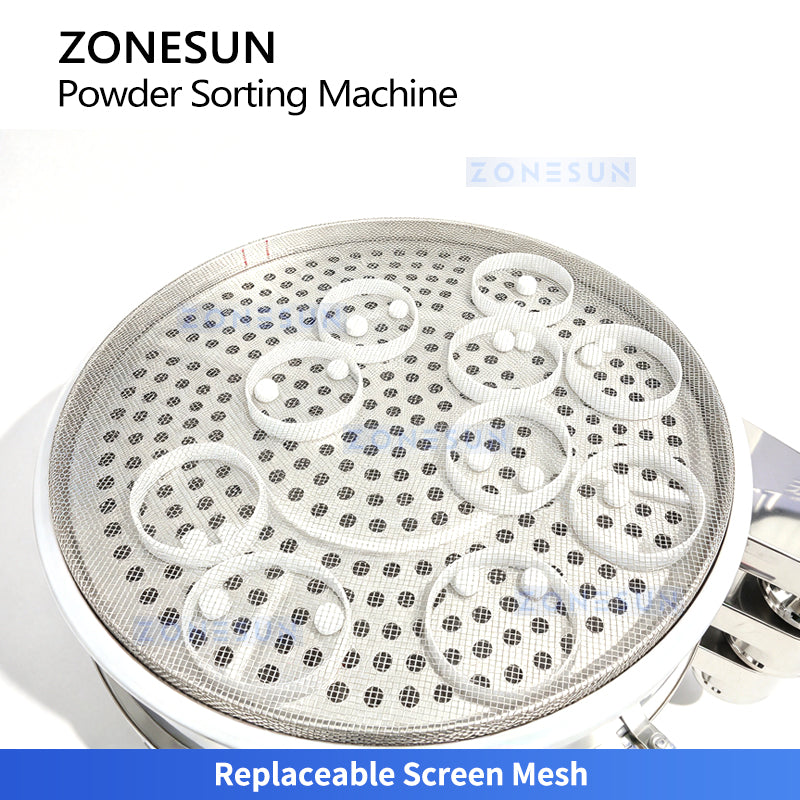 ZONESUN ZS-ZDS800 Vibratory Powder Screening Machine, 800mm Multi-Layer Sieve Separator