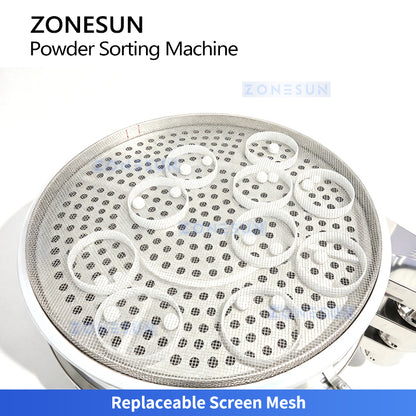 ZONESUN ZS-ZDS800 Vibratory Powder Screening Machine, 800mm Multi-Layer Sieve Separator