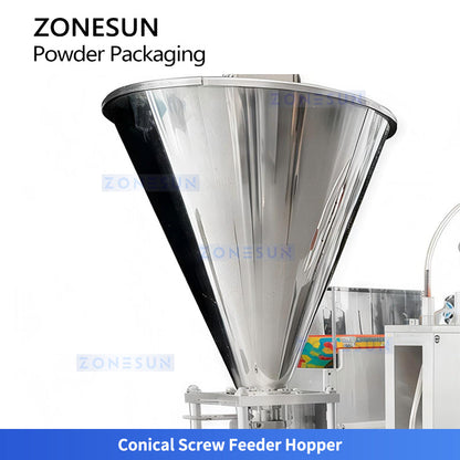 ZONESUN ZS-AFS160 Powder Stick Straw Pouch Machine - Auger Filling & Sealing Monoblock