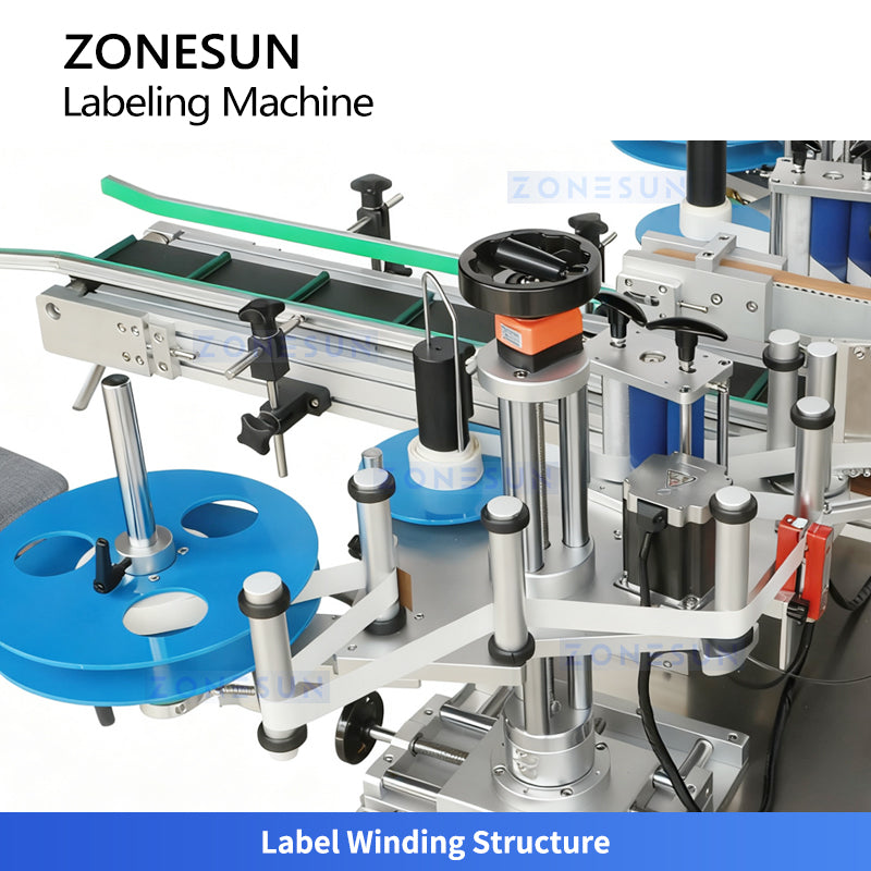 ZONESUN ZS-TB833F 4 Corner Labeling Machine for Cosmetic Box Tamper-evident Security Labeler