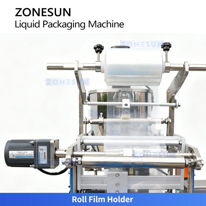 ZONESUN ZS-FS220UB Automatic Liquid Packaging Machine Servo Gear Pump High Speed VFFS Packing System