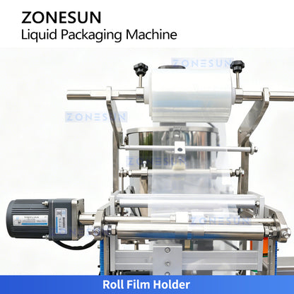 ZONESUN ZS-FS220UB Automatic Liquid Packaging Machine Servo Gear Pump High Speed VFFS Packing System
