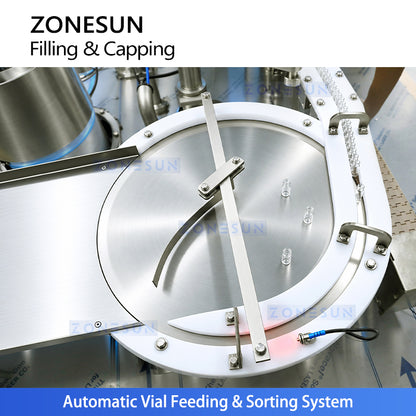 ZONESUN ZS-FJFC2 Automatic Small-dose Powder Vial Filling and Stoppering Machine