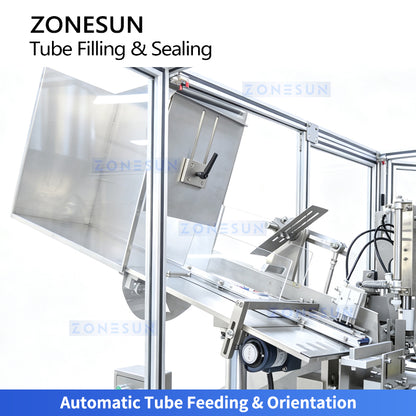 ZONESUN ZS-FS60A Cream Ointment Aluminum and Plastic Tube Filling Machine