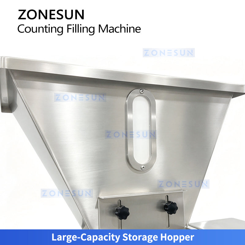 ZONESUN ZS-JF8C Semi-Automatic 8-Lane Candy Hardware Counting Filling Machine