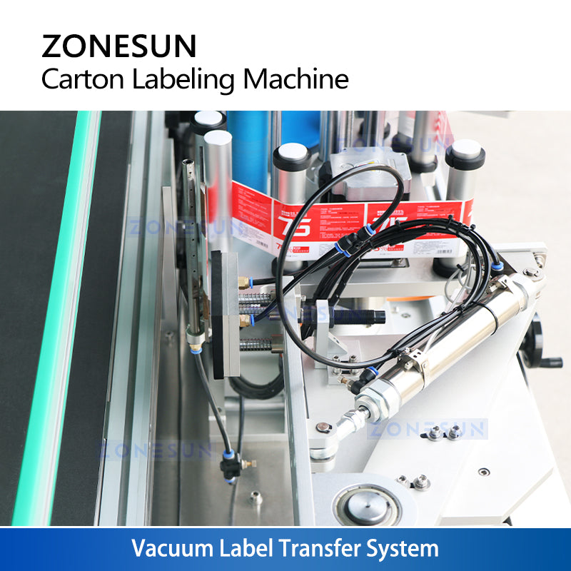 ZONESUN ZS-TB300T Automatic Carton Side & Corner Labeling Machine