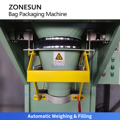 ZONESUN ZS-DCS50 Fully Automatic Large Bag Packing Machine | Weighing & Sealing System