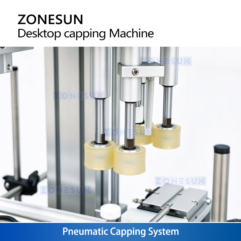 ZONESUN ZS-XG1870 18-70mm Pneumatic Desktop Automatic Capping Machine