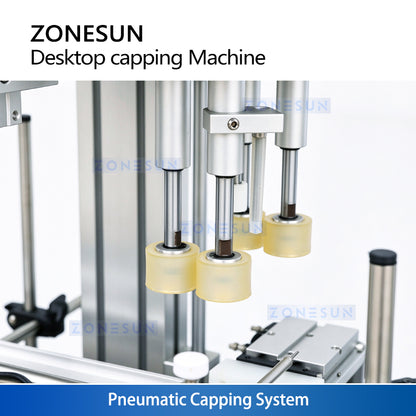 ZONESUN ZS-XG1870 18-70mm Pneumatic Desktop Automatic Capping Machine
