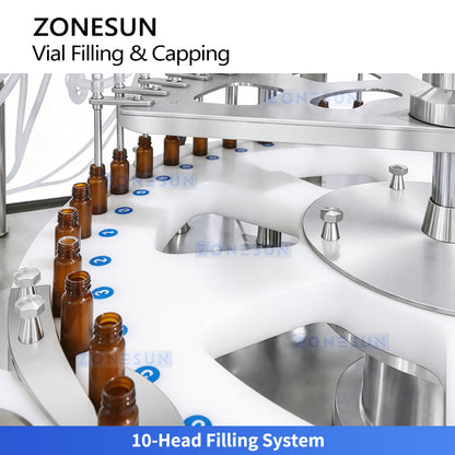 ZONESUN ZS-AFC39W Automatic Vial Rinsing Filling & Capping Machine