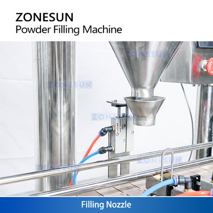 ZONESUN ZS-FM2A Automatic Powder Filling Machine With Feeder