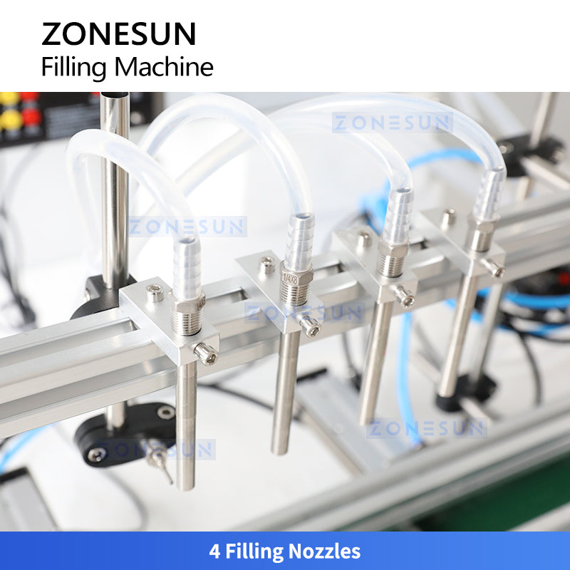 ZONESUN Diaphragm Pump Liquid Filling Machine