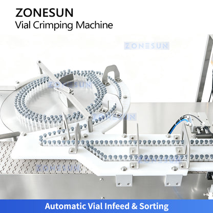 ZONESUN ZS-YG100D Automatic Dual-Head Vial Crimping & Capping Machine