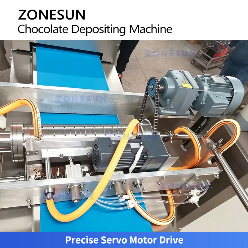 ZONESUN ZS-DJ400 Chocolate Making Machine with Automatic Depositing System for Chocolate Drops