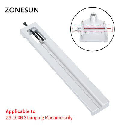 ZONESUN ZS-100B Pencil Holder Hot Foil Stamping Machine Accessory Spare Part Pencil Jig Fixture for Pencil Pen Logo Bronzing Embossing Printing Equipment