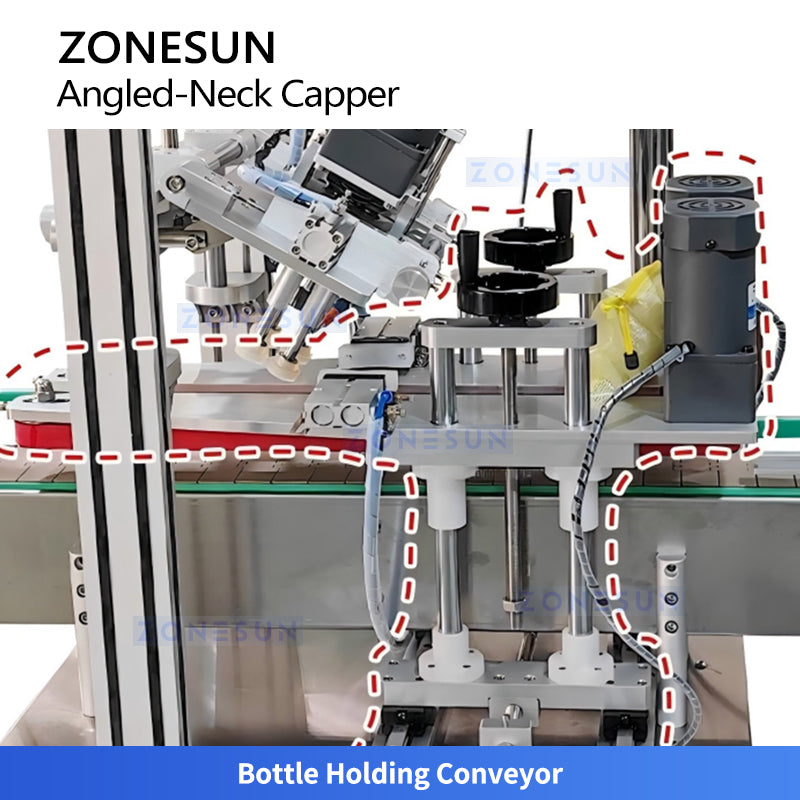 Liquid bottle capping machine