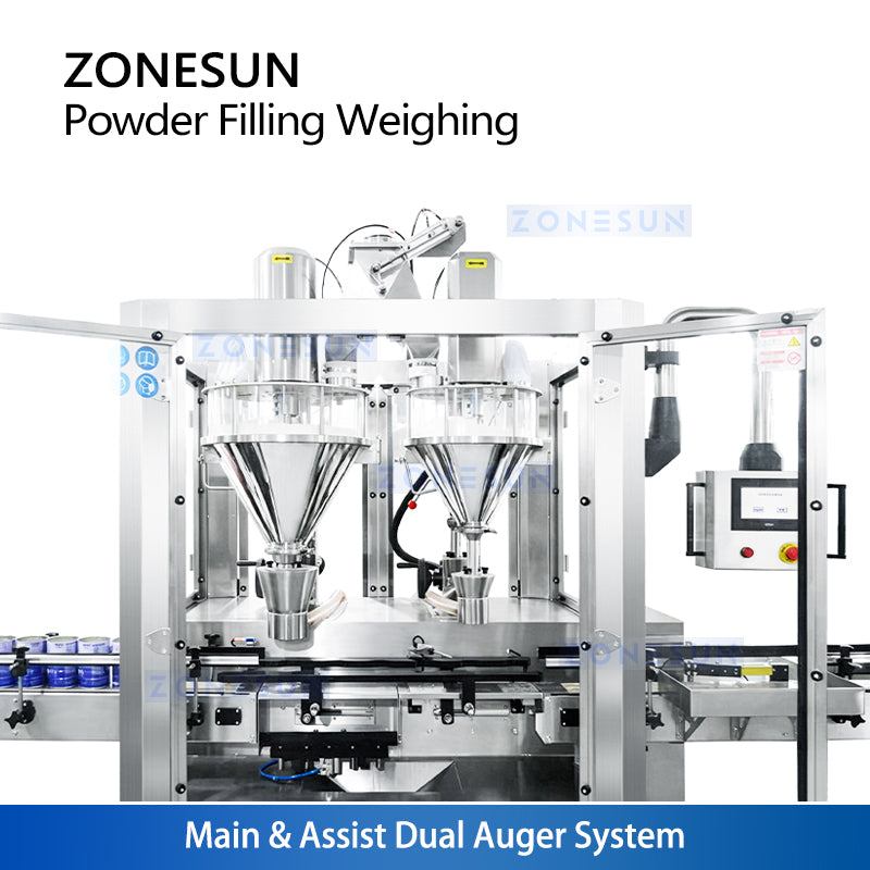 ZONESUN ZS-FM6A Automatic Powder Filling Machine Auger Filler