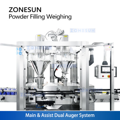 ZONESUN ZS-FM6A Automatic Powder Filling Machine Auger Filler