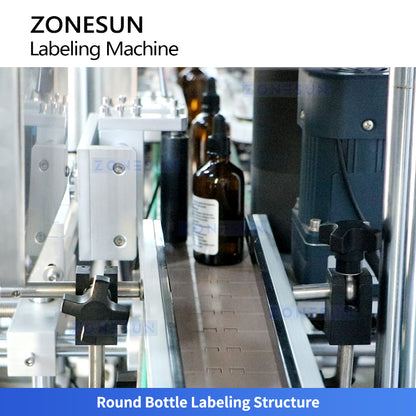 ZONESUN ZS-TB300N Autoamtic Round Square Bottle Sigle/Double Side Labeling Machine