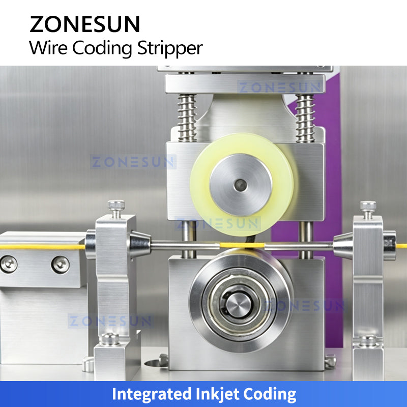 ZONESUN ZS-EW30 CNC Wire Cutting Stripping Machine with Automatic Inkjet Coding System
