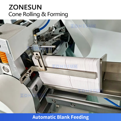 ZONESUN ZS-PCF01 Automatic Tapered Paper Sleeve Rolling and Gluing Machine