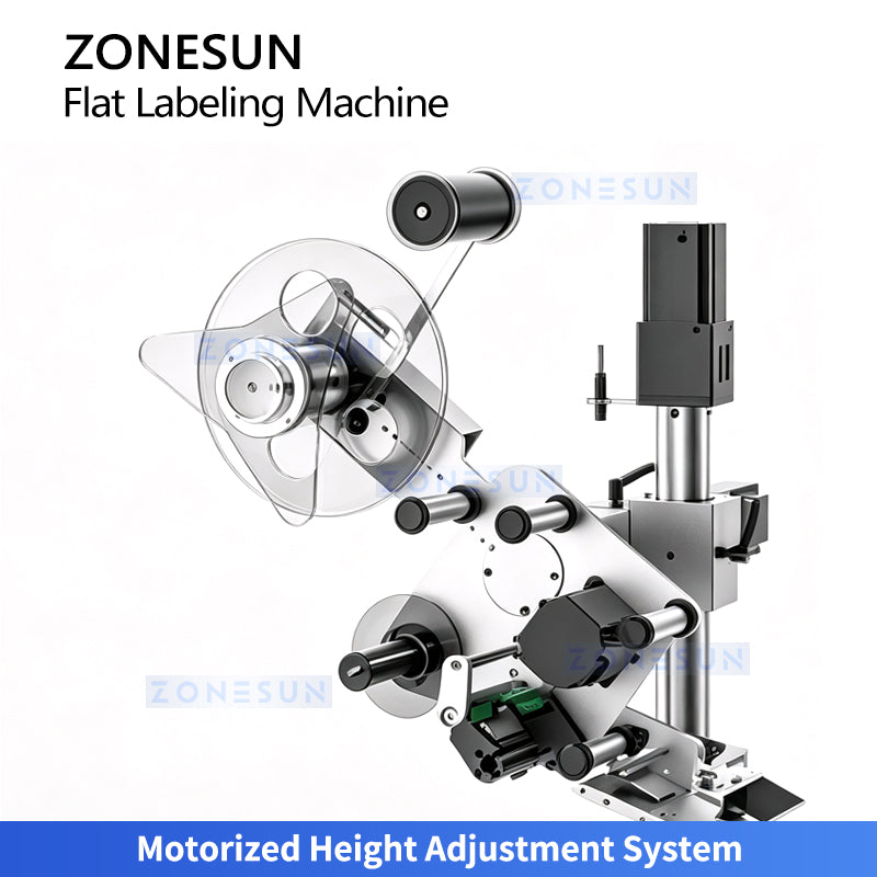 ZONESUN ZS-TB120M Automatic Flat Surface Labeling Machine for Boxes & Pouches Top Labeling Equipment