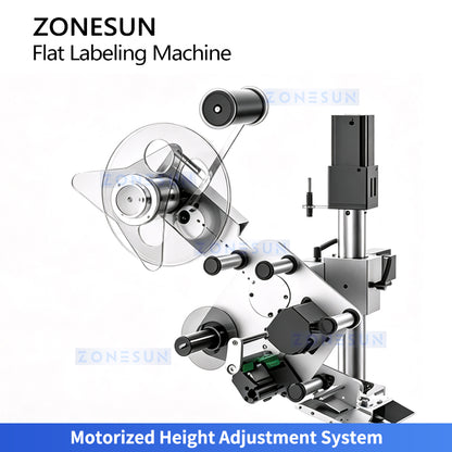 ZONESUN ZS-TB120M Automatic Flat Surface Labeling Machine for Boxes & Pouches Top Labeling Equipment