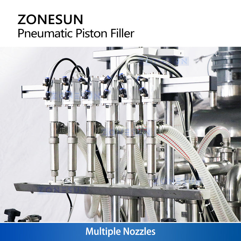 ZONESUN ZS-YT6T-6Y Automatic Pneumatic Liquid Filling Machine