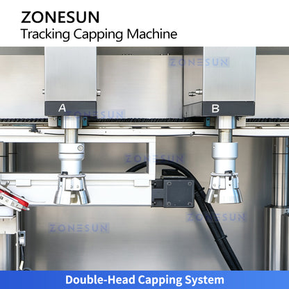 ZONESUN ZS-XG440P Continuous Motion Automatic Bottle Cap Tightening Machine