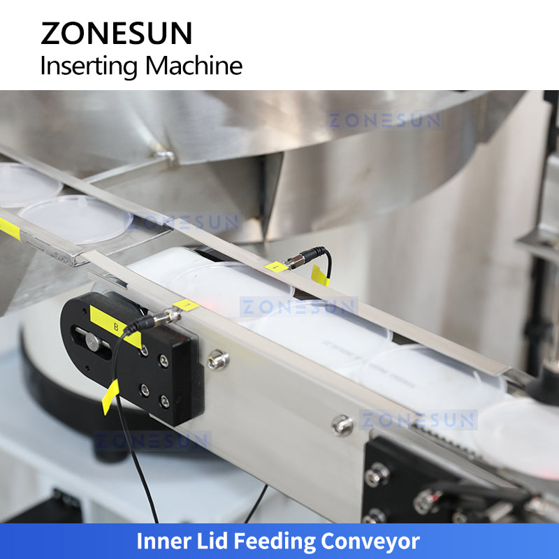 ZONESUN ZS-WIM04 Inner Liner Inserting Machine for Cream Cosmetic  ZONESUNPRO