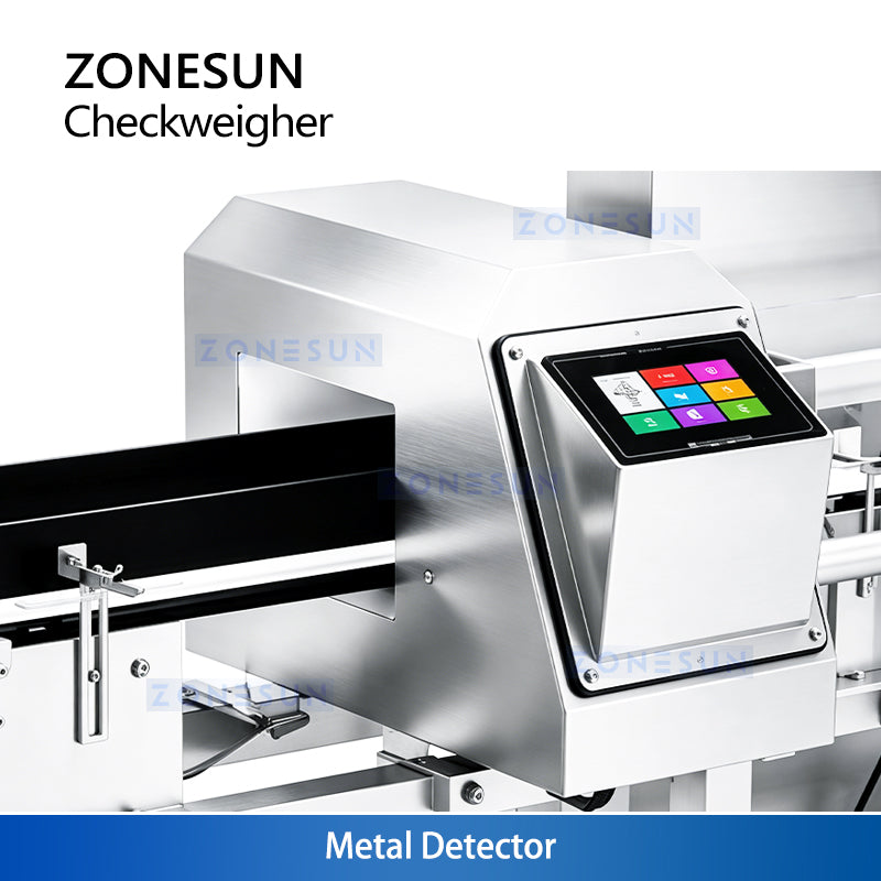 ZONESUN ZS-MD910K Automatic Checkweigher & Metal Detector with Reject System
