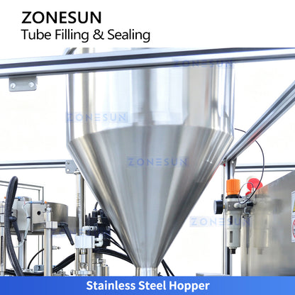 ZONESUN ZS-FS60A Cream Ointment Aluminum and Plastic Tube Filling Machine
